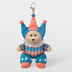 Starbucks Bearista Carnavale Clown Plush Keychain New in Bag